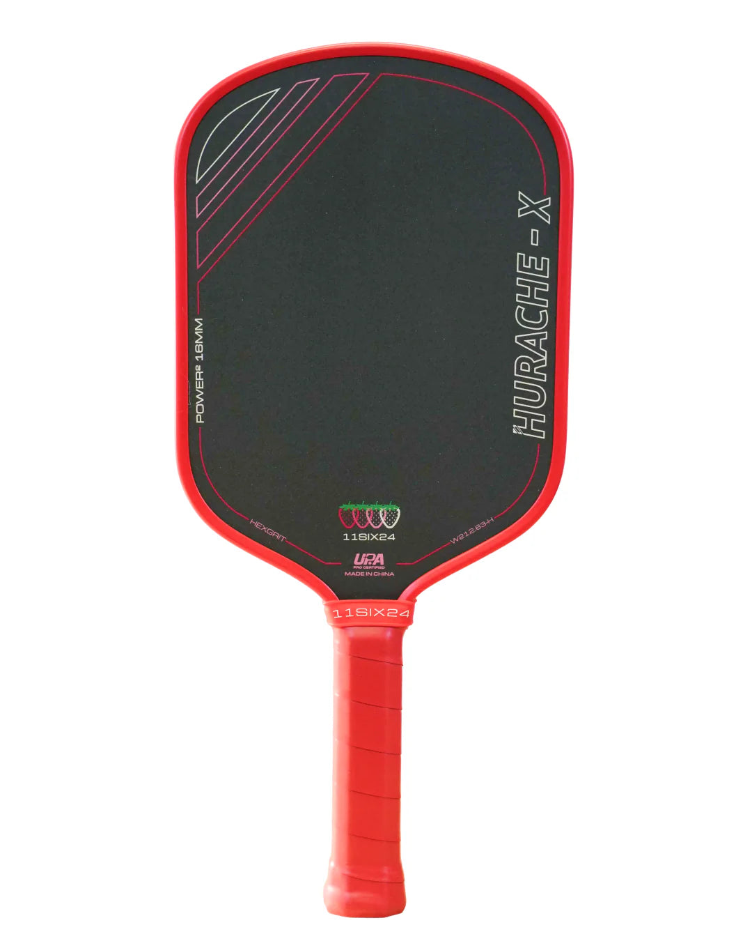 Pickleball Power 2 Summer Strawberry Pickleball Paddle 11SIX24