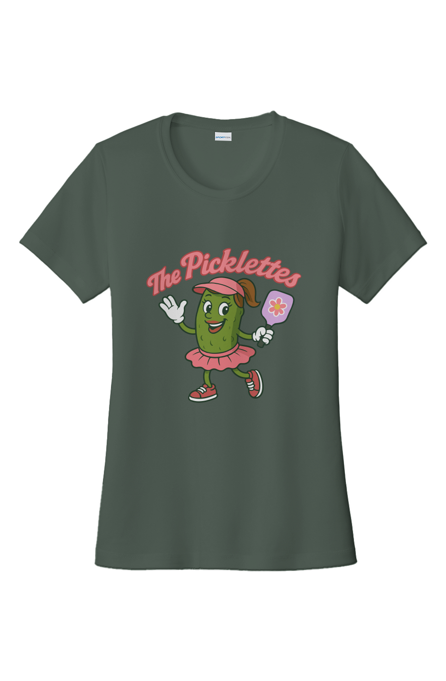 Women's Picklette Moisture-Wicking T-Shirt – Coral
