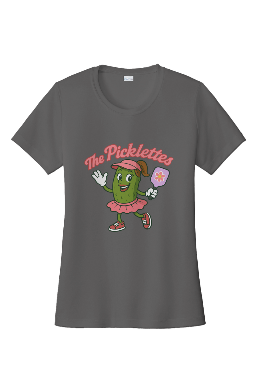 Women's Picklette Moisture-Wicking T-Shirt – Coral