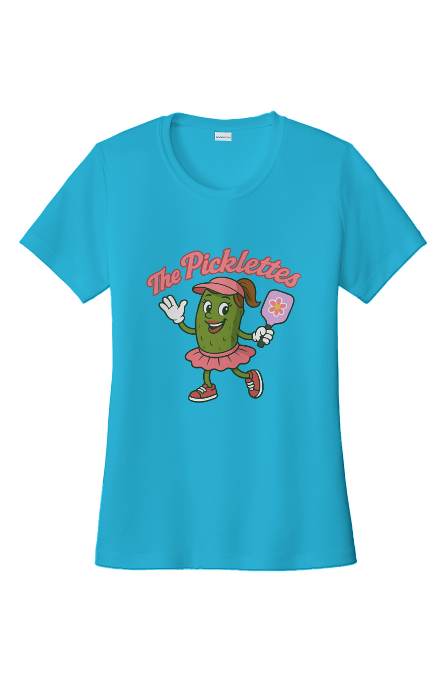 Women's Picklette Moisture-Wicking T-Shirt – Coral