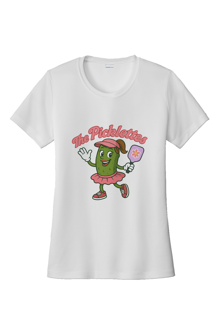 Women's Picklette Moisture-Wicking T-Shirt – Coral