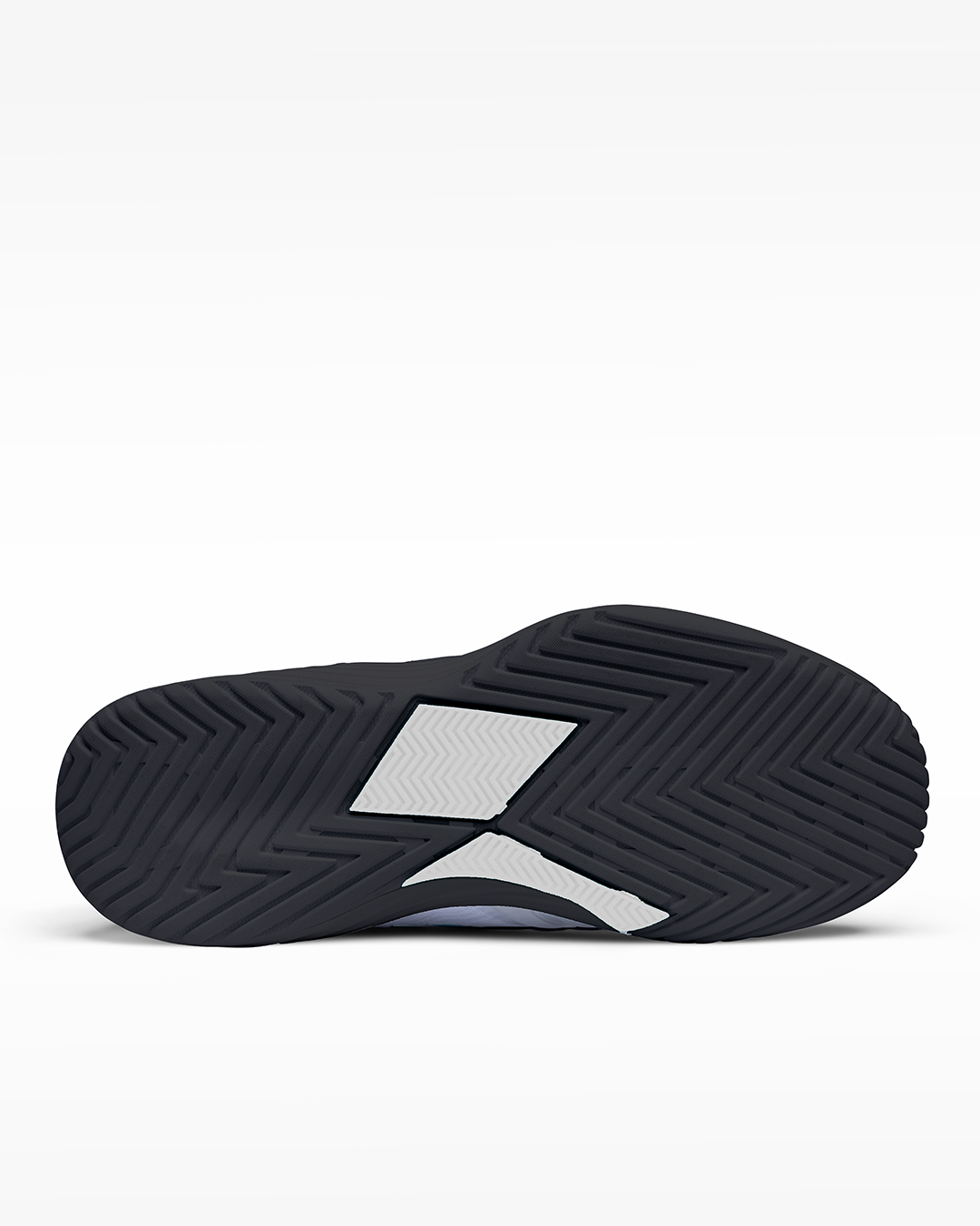 Diadem Court Burst pickleball shoe in Arctic Mist, outsole