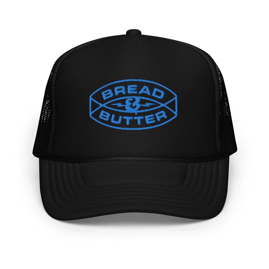 Bolt Badge Foam Trucker Hat Black