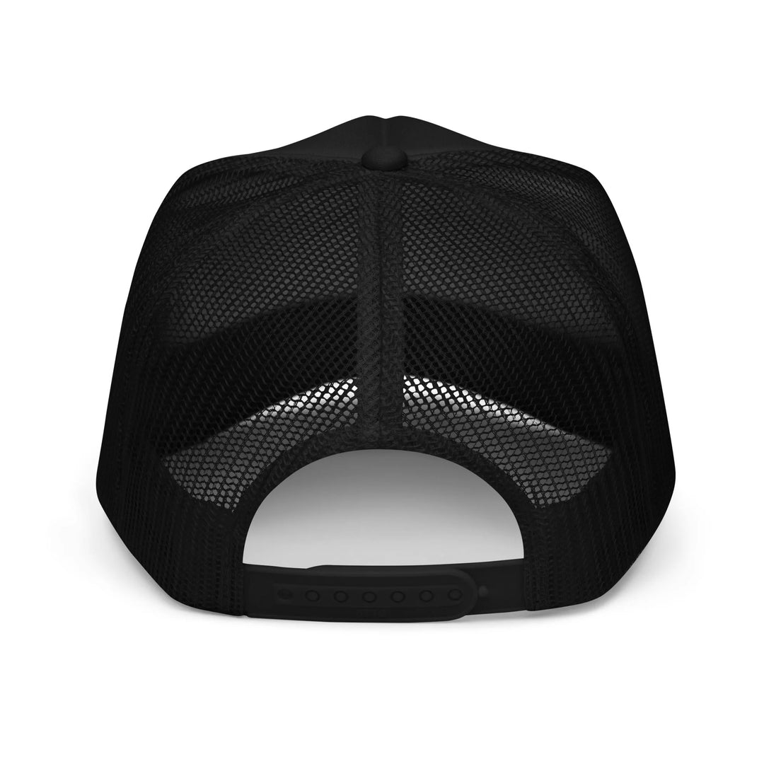 Bolt Badge Foam Trucker Hat Black