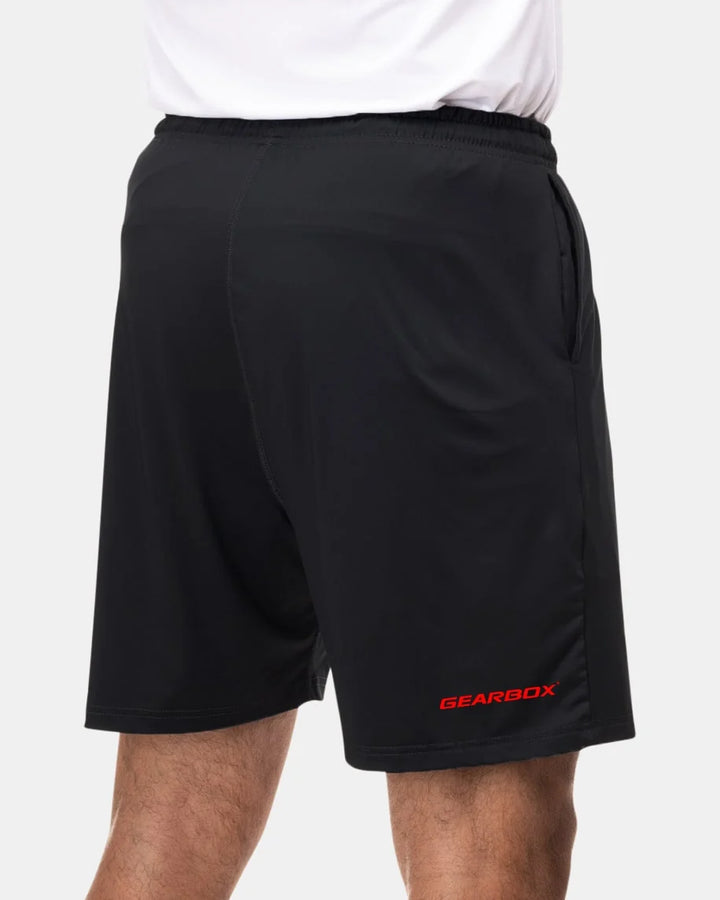Gearbox Mens Shorts Red Icon