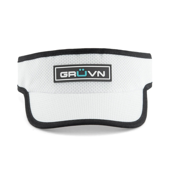 GRÜVN Visor - White With Blue Logo On Patch