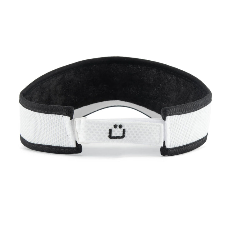 GRÜVN Visor - White With Blue Logo On Patch