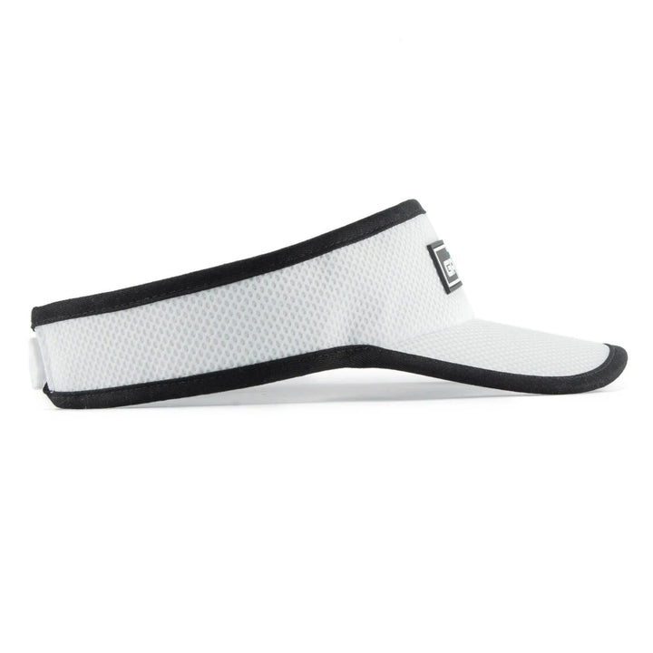 GRÜVN Visor - White With Blue Logo On Patch