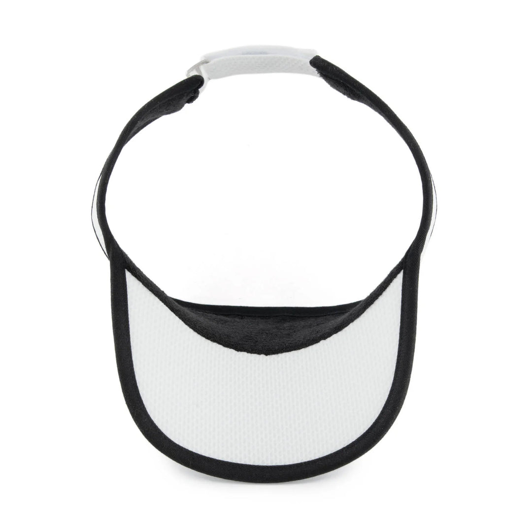 GRÜVN Visor - White With Blue Logo On Patch