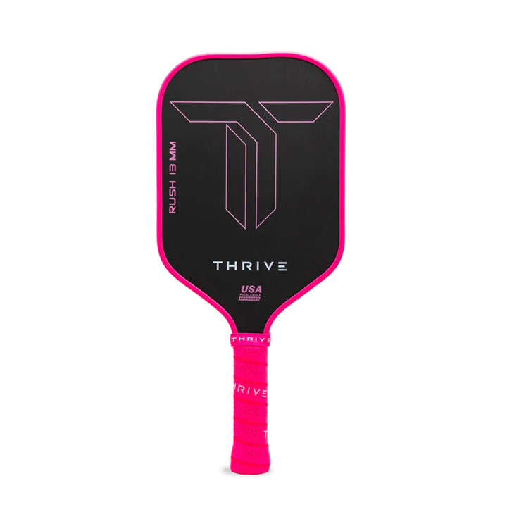 RUSH 13 SINGLES (PINK) Includes custom weight card, paddle cover, paddle eraser, and lead weights.